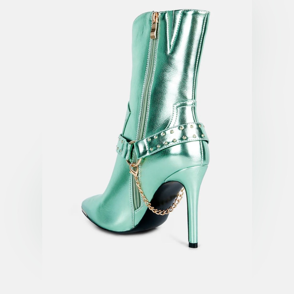 Showstopper boots sz 7. Mint green. London Rag. New never worn - Picture 3 of 4